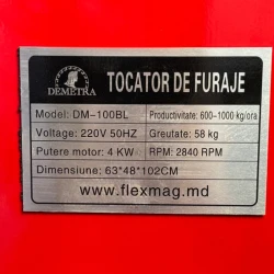 Tocator de furaje Demetra DM-100BL flexmag.md