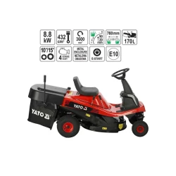 Tractor pentru cosit iarba pe benzina Yato YT85550 flexmag.md
