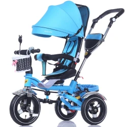 Tricicleta Macaca Lux Ride BT08 (Albastru) flexmag.md