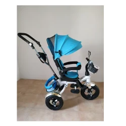 Трехколесный велосипед Macaca Lux Ride BT08 (синий) flexmag.md