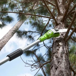 Trimmer de taiat gard viu pe acumulator Greenworks G24PS20 flexmag.md