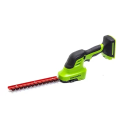 Trimmer de taiat gard viu pe acumulator Greenworks G24SHT flexmag.md