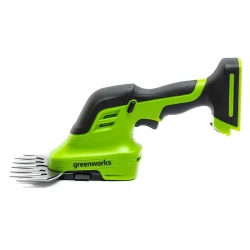 Trimmer de taiat gard viu pe acumulator Greenworks G24SHT flexmag.md