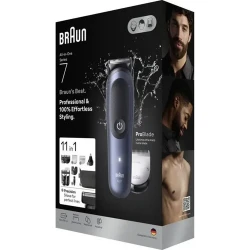 Триммер мужской Braun AIO7540, синий flexmag.md