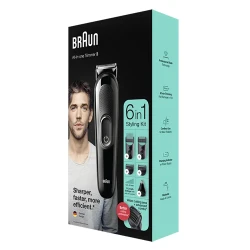 Триммер для мужчин Braun MGK3320, черный flexmag.md