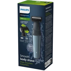 Триммер для мужчин Philips BG3027-05, Черный - Синий flexmag.md