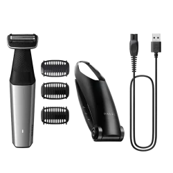 Trimmer pentru barbati Philips BG5021-15, Argintiu - Negru flexmag.md