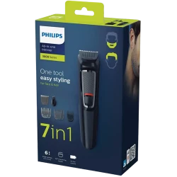 Trimmer pentru barbati Philips MG3720-15, Negru flexmag.md