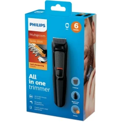 Trimmer pentru barbati Philips Multigroom Series 3000 MG3710-15, Negru flexmag.md