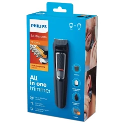 Trimmer pentru barbati Philips Multigroom Series 3000 MG3740-15, Negru flexmag.md