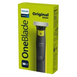 Trimmer pentru barbati Philips OneBlade Negru - Verde flexmag.md