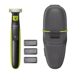 Trimmer pentru barbati Philips QP2520-65, Negru-Verde flexmag.md