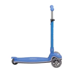Trotineta cu 3 roti pentru copii Caretero Carbon Albastru deschis flexmag.md