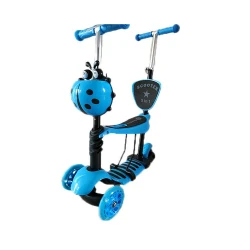 Trotineta Macaca Ladybug KS03 (Albastru) flexmag.md