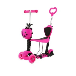 Trotineta Macaca Ladybug KS03 (Roz) flexmag.md
