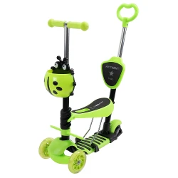 Trotineta Macaca Ladybug KS03 (Verde) flexmag.md
