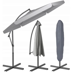 Umbrela FunFit 300cm Grey (1621) flexmag.md