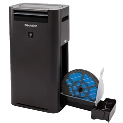 Увлажнитель и очиститель воздуха Sharp KCG40EUH, Черный flexmag.md