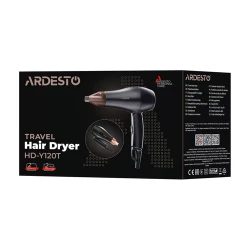 Фен для волос Ardesto HD-Y120T, 1200 Вт, черный flexmag.md