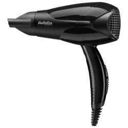 Uscator de par compact BaByliss D212E, 2000 W, Negru flexmag.md