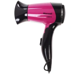Фен компактный Maxwell MW-2007, 1200 Вт, Черный | Розовый flexmag.md
