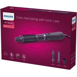 Фен-щетка Philips BHA305-00, 800 Вт, фиолетовый flexmag.md