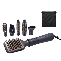 Uscator de par-perie Philips BHA530-00, 1000W, Negru flexmag.md