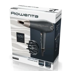 Фен Rowenta Motion Dry CV5707F0, 2200 Вт, Золотисто-черный flexmag.md