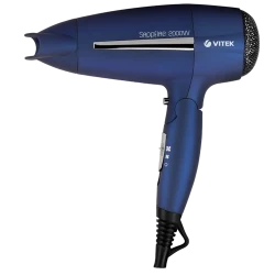 Uscator de par VITEK VT-1309, 2000W, Albastru flexmag.md