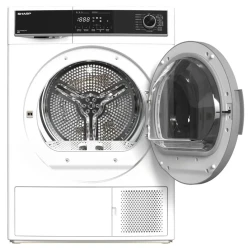 Uscator de rufe Sharp KDHHH9S8GW3EE, 9kg, Alb flexmag.md