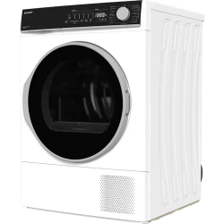 Сушильная машина Sharp KDNHB8S7GW21EE, 8 кг, белая flexmag.md