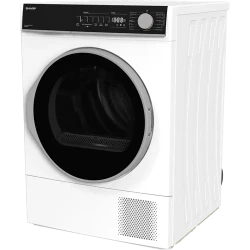 Сушильная машина Sharp KDNHB8S7GW21EE, 8 кг, белая flexmag.md