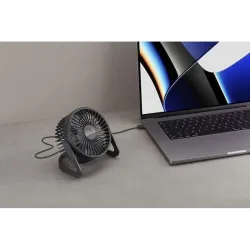 Ventilator Cellularline Desk Breeze Axial Negru flexmag.md