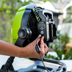 Ventilator pe acumulator Greenworks G24FAN flexmag.md