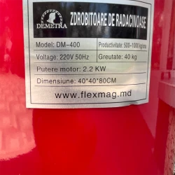 Zdrobitor de rădacini Demetra DM-400 flexmag.md