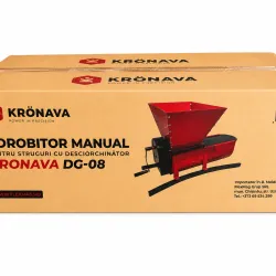 Zdrobitor manual pentru struguri cu desciorchinator Kronava DG-08 flexmag.md